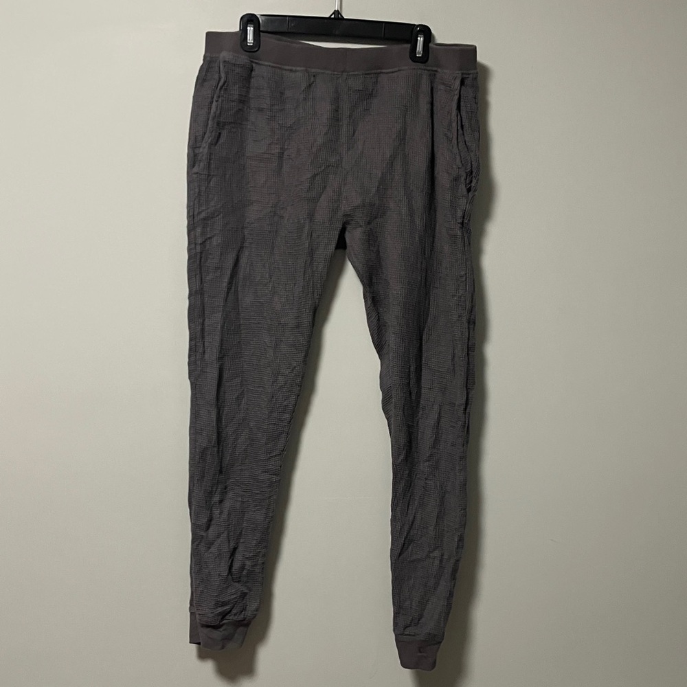 Parachute Waffle Knit Men's Gray Jogger Pants